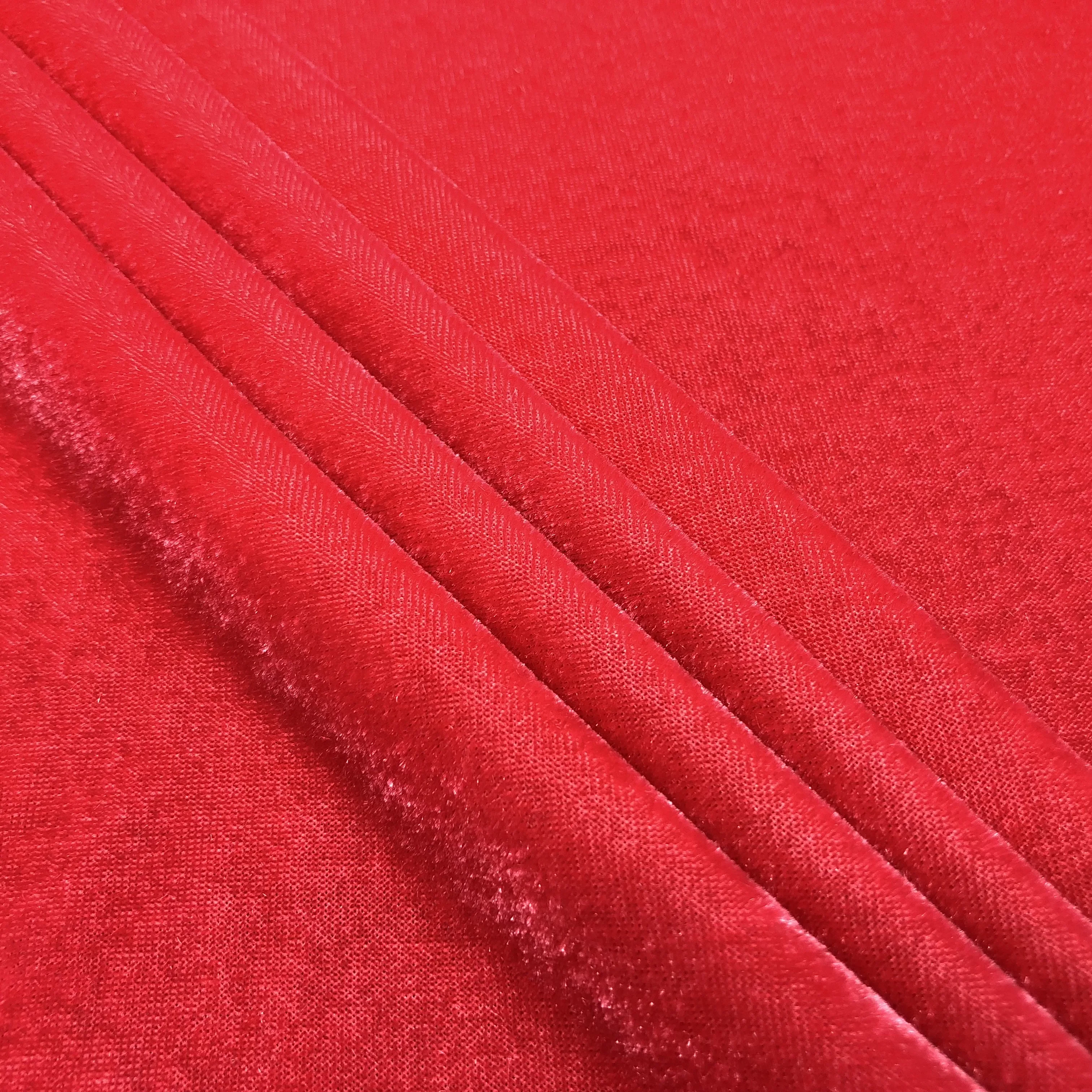 Новая мода стрейч блестящий полиэстер немецкий бархат диван ткань