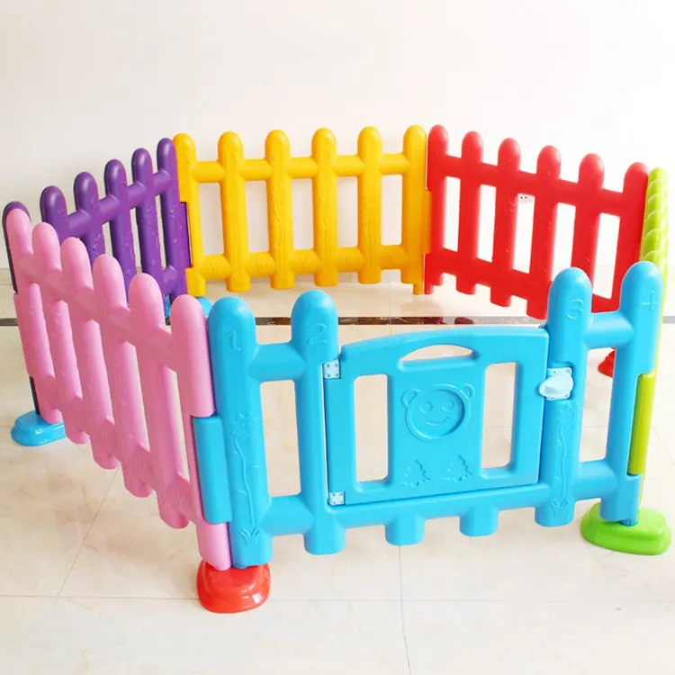 Multiple sizes plastic children play area fence baby game fence