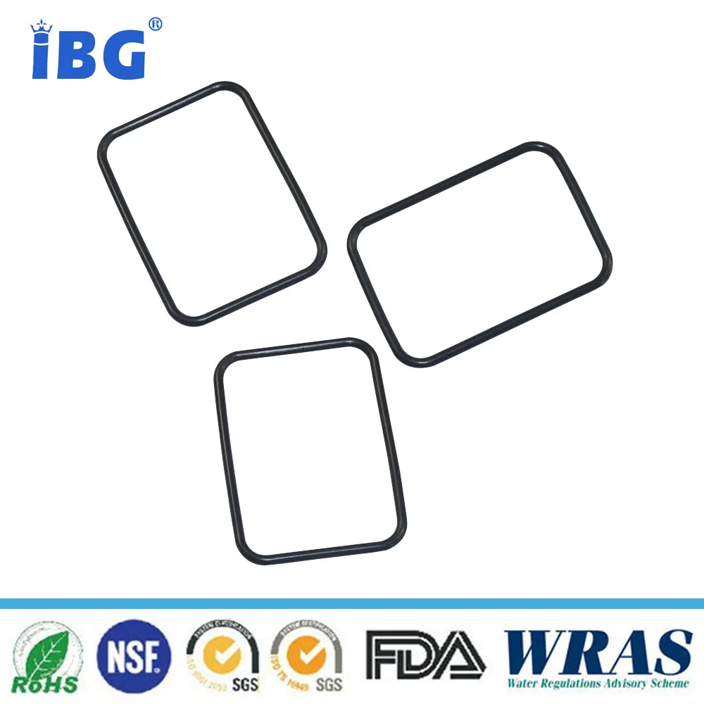 Machine use FKM material rubber rectangular o ring