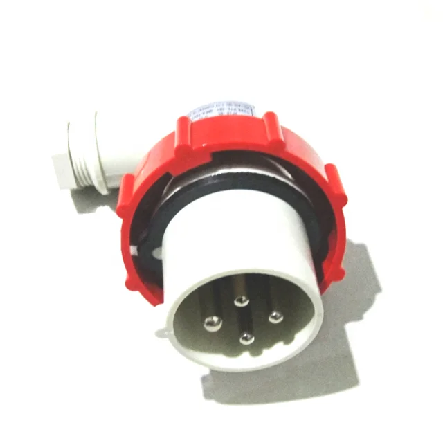 IMPA 792758 3+Earth Marine Right Angle Electrical Watertight Plug