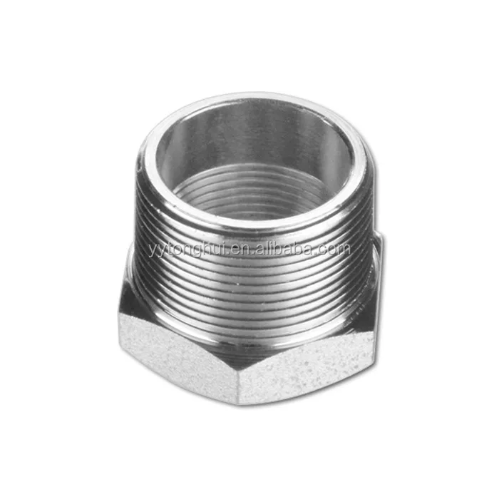 Ningbo factory Bushing Stainless Steel Hex Head Bushing RoHS Approval