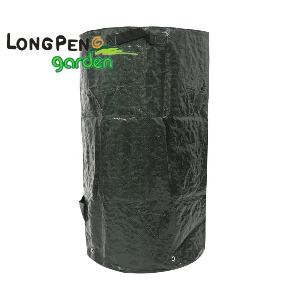 Оптовая продажа, мешок для выращивания растений в саду, полиэтиленовый многоразовый мешок для выращивания клубники и овощей