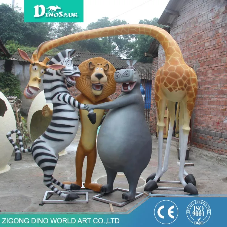 Dino World 1:1 Scale Fiberglass Movie Character Statue