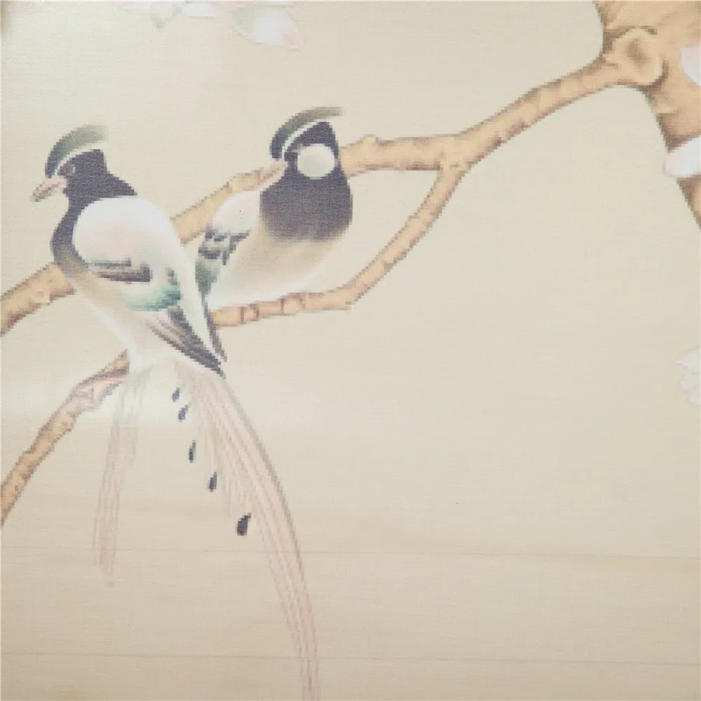 
Wooden Screen Room Divider 4 Panel Neo-Chinese Style Solid Wood Folding Indoor Decoration Wooden Screen 