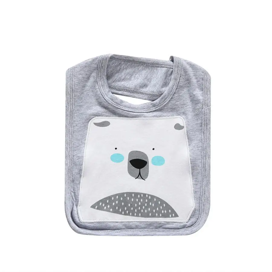 
Baby Bibs Cute Cartoon Pattern Toddler Baby Saliva Towel Cotton Fit 0-3 Years Old Infant Burp Cloths Feeding Bandana Bibs 