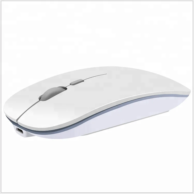 Bulk Ultra slim wireless optical chargeable mouse with charge cable
