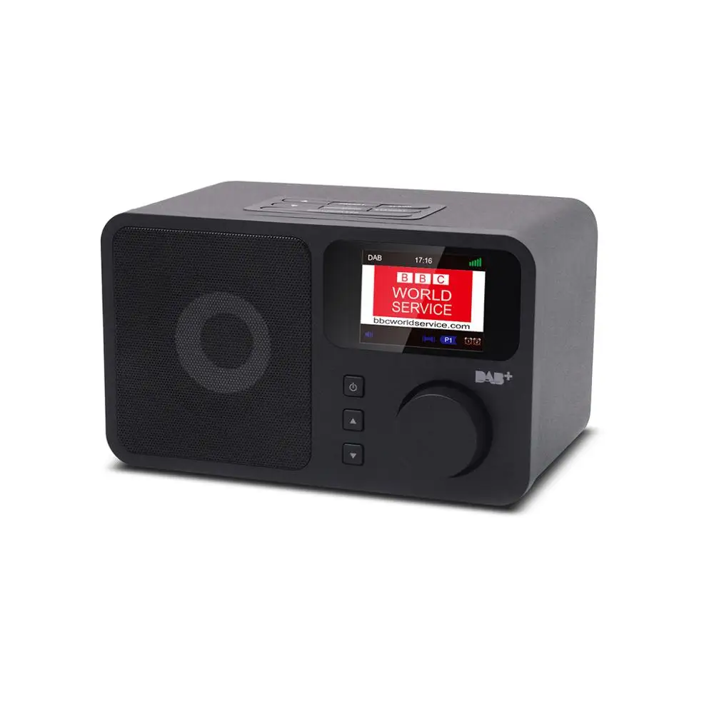 Color Display Wooden Cabinet Alarm Clock DAB+ DAB Radio FM