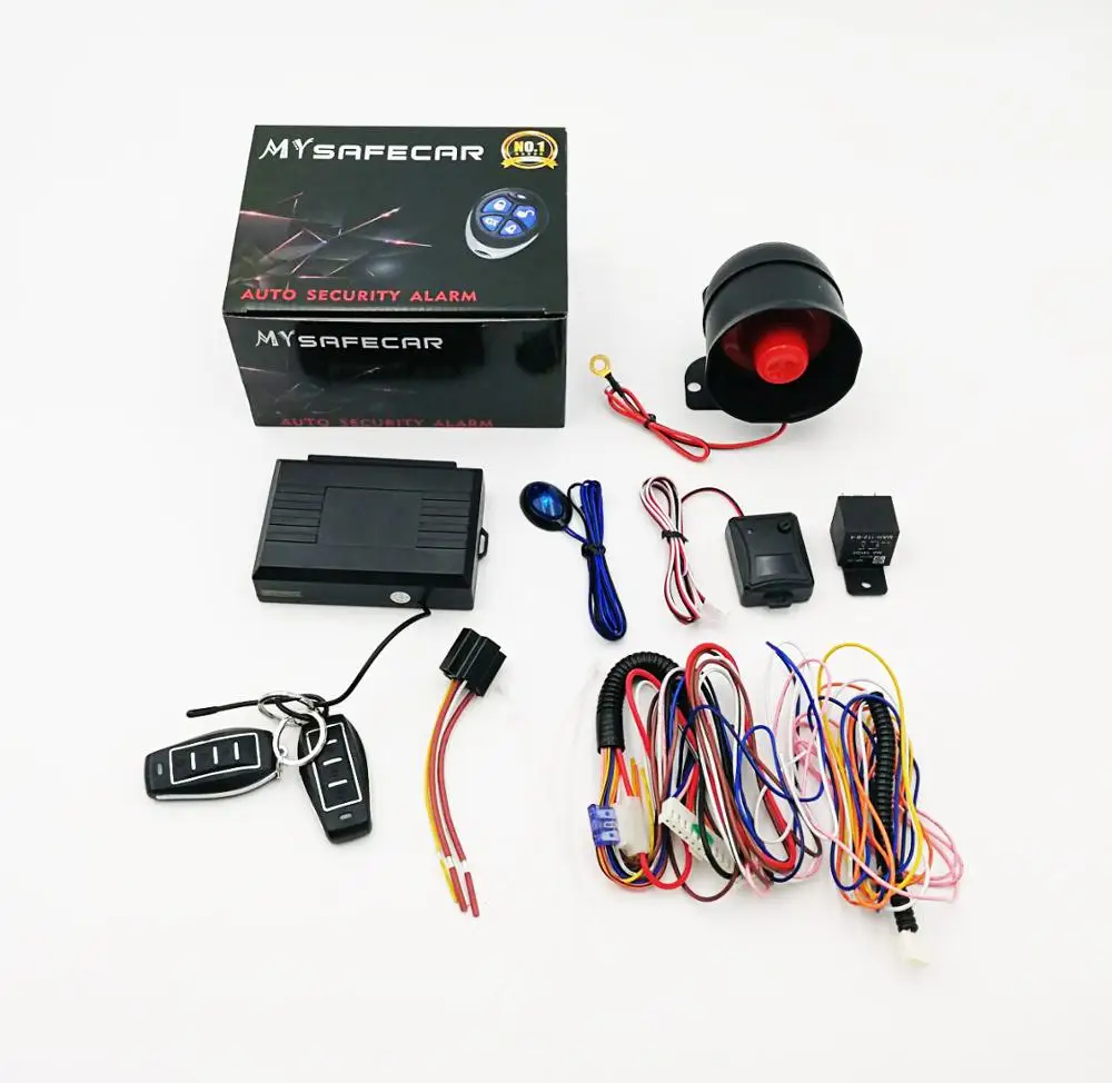 Factory car alarms code alarm security system with PIN code programmable