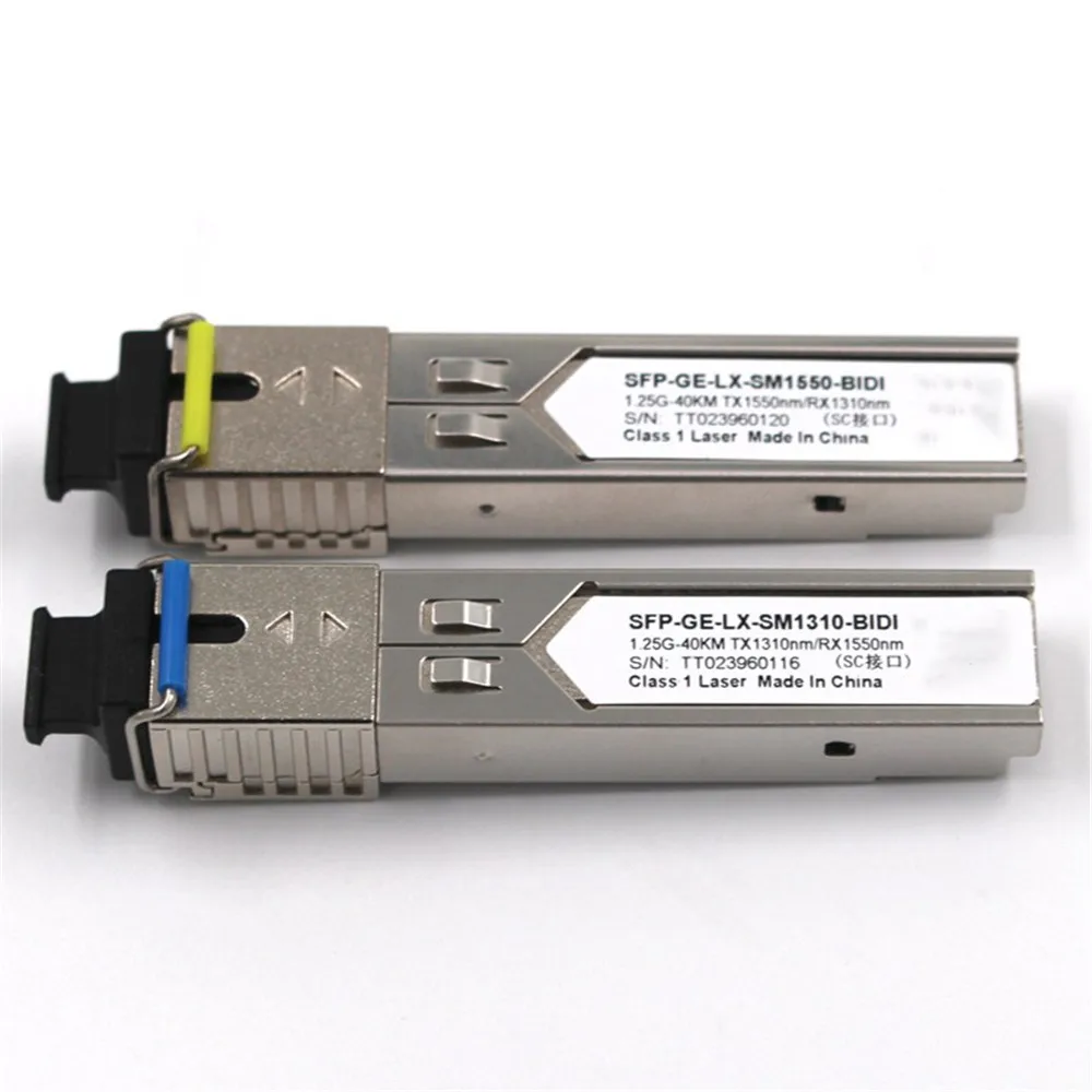 2 5G однорежимный переключатель 1550nm 40 км LR-1 SFP оптический трансивер модуль