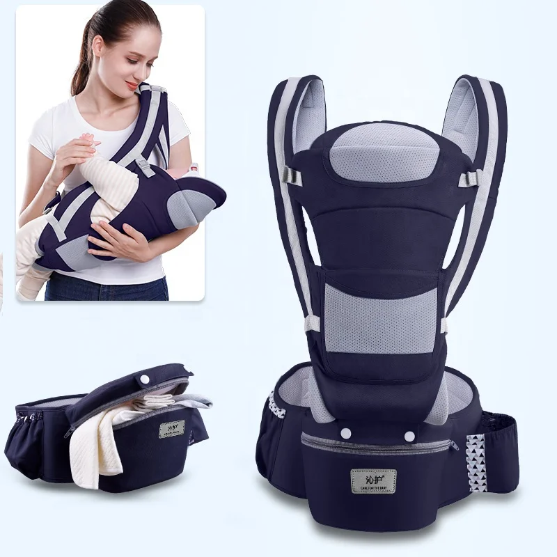 
Qinhu Baby Carrier Front Facing Comfortable Sling Backpack Pouch Wrap Baby Kangaroo Hipseat For Newborn 
