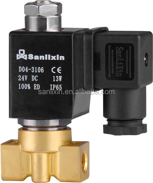 SLP Brass series 2/2-way pilot operated solenoid valve