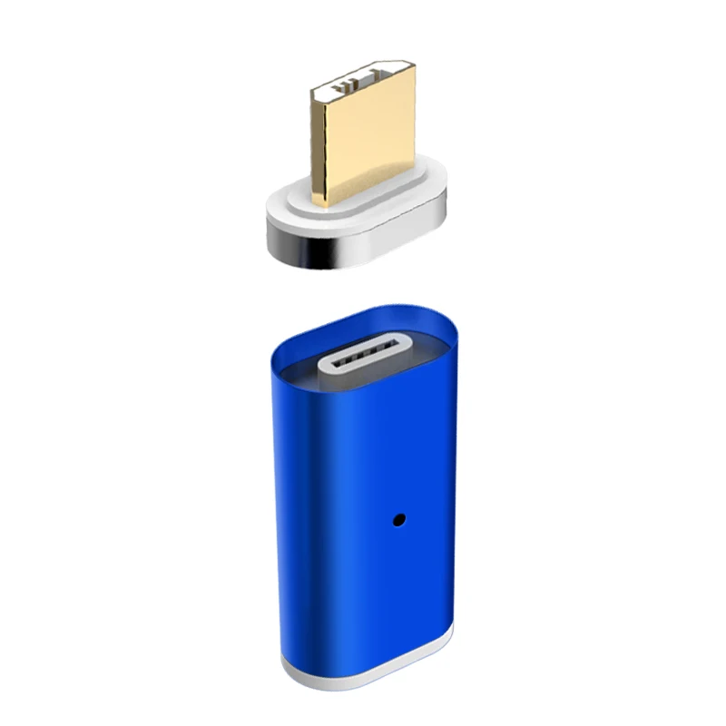 2019 Newest design magnetic metal charging adapter for IOS Type-c Micro