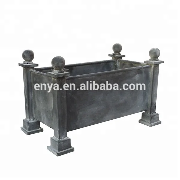 Metal Versaille Planters Large Outdoor De Jardin, Garden Supply / Home Garten Antique