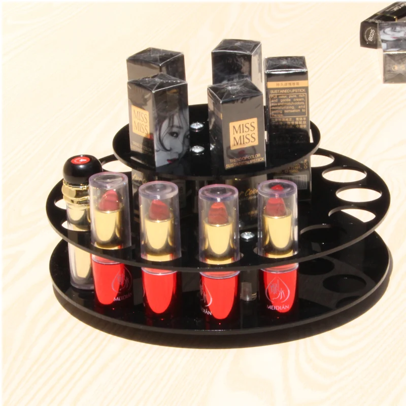 Clear Acrylic Lipstick Loreal Cosmetic Display Stand