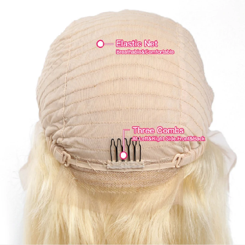 High quality brazilian hair 613 lace front wig human hair1b 613 human wig, blonde virgin hair wig