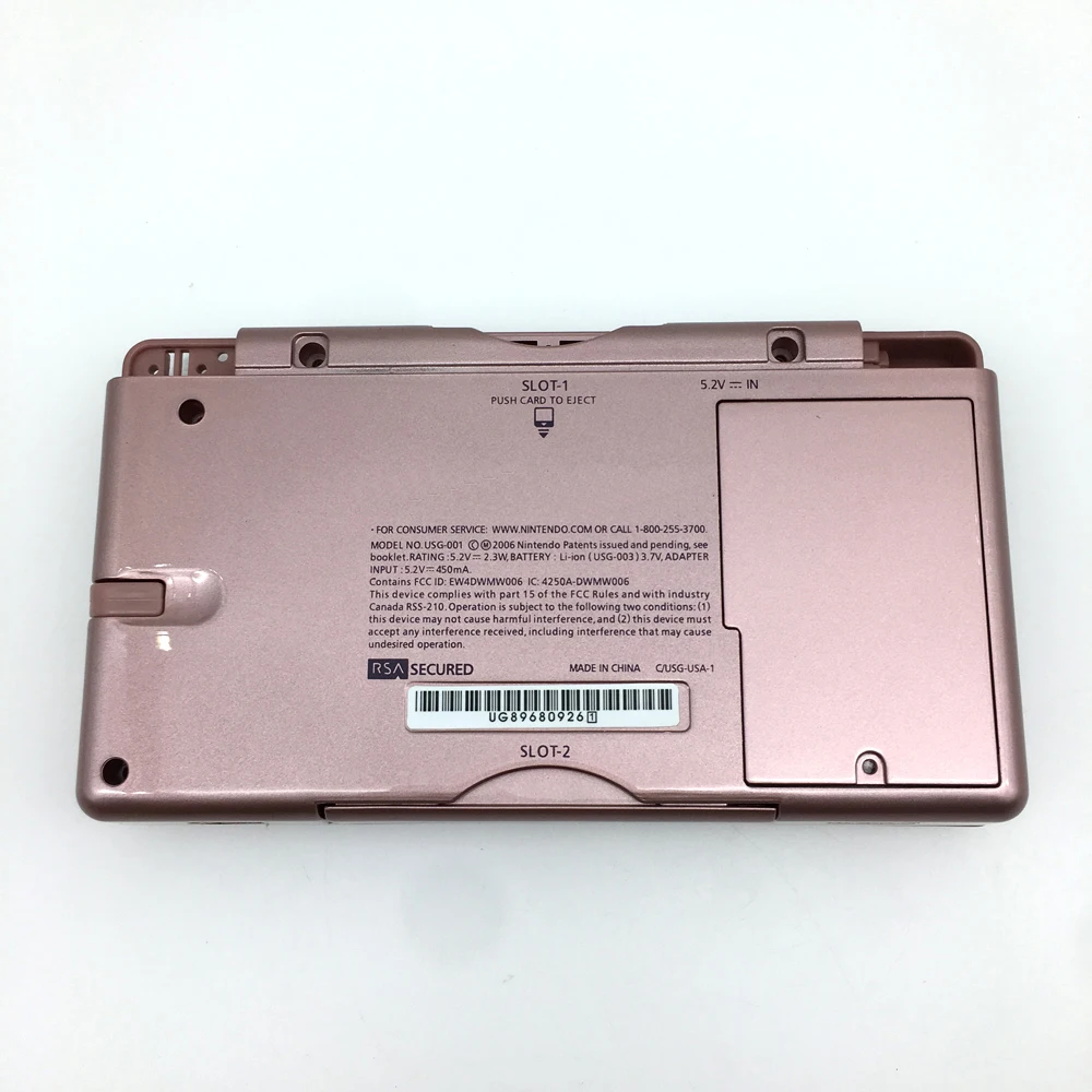 Сменный корпус из розового золота с полным покрытием корпуса + объектив экрана + Набор отверток для Nintendo DS Lite NDSL корпус Запасная часть