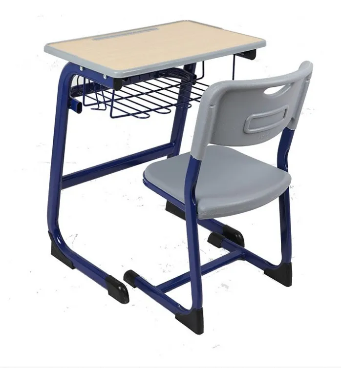 Single and Double School Student Table and Chair Removable Section