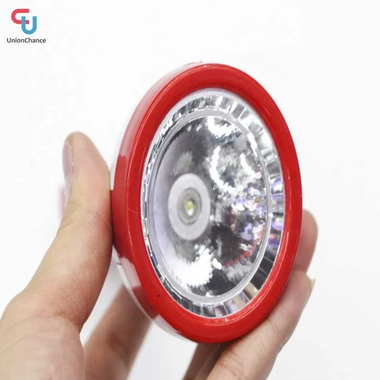 
Household Portable Battery LED Flashlight LED Torch for Household Searching with Circle Handle 