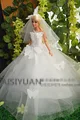 Autonomous design handmade Gifts For Girls Doll Accessories Evening Suit Wedding Dress Clothes For Barbie 1