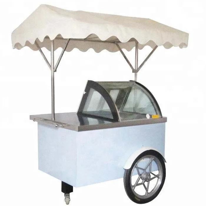 Итальянский Gelato велосипед мороженое уличный мобильный шкаф для мороженого морозильные камеры торговый автомат