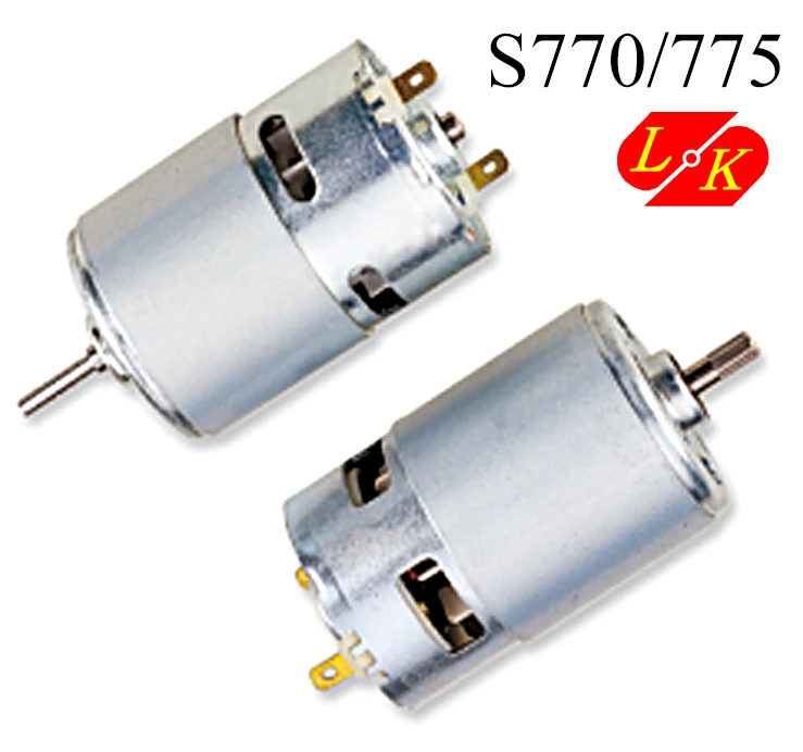 775 12V 24V dc motor for hand dryer