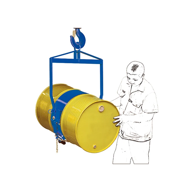 800lb Capacity 55 gallon Vertical Drum Lifter
