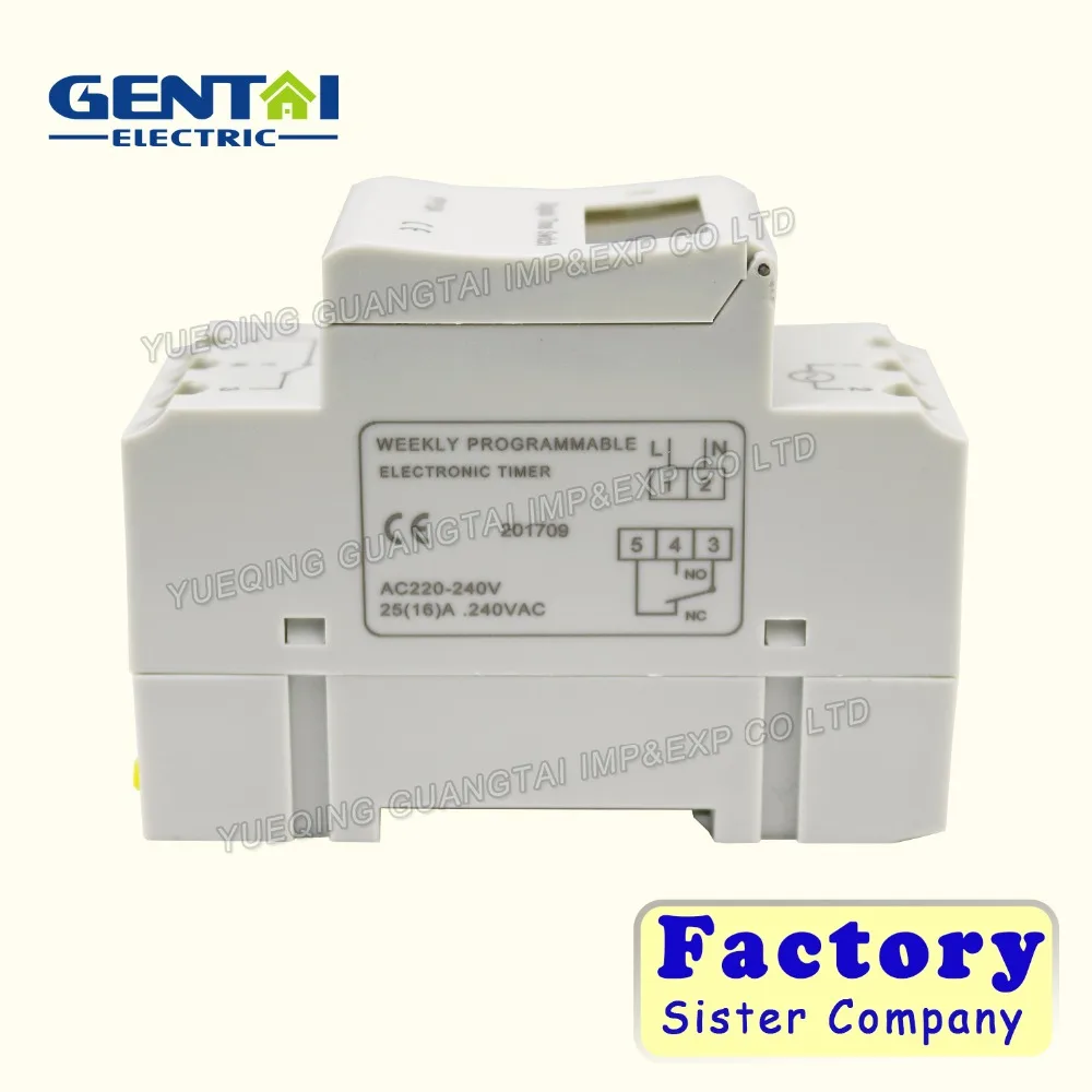 Weekly or Daily Mechanical Digital Programmable Timer Switch 220V 20A 16A Time Control Types of Timer Switch with Battery