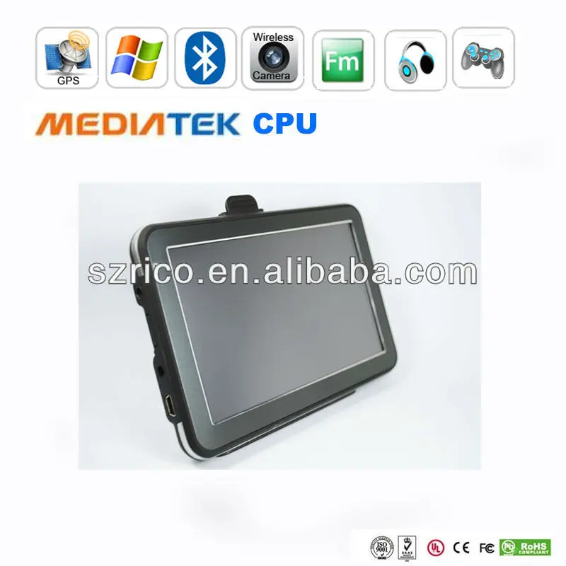 Самый дешевый 5 дюймов gps навигация, Глобальный позиционная система, 128 МБ, 4 ГБ вспышка