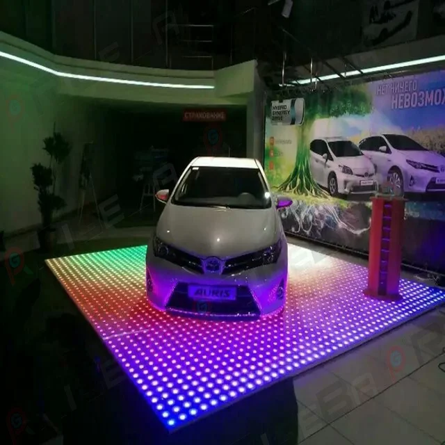 60X60cm high portable led digital dancing floor