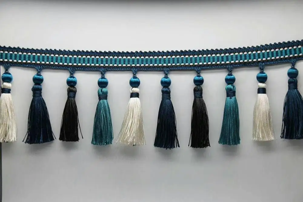 
Decorative wholesale fashion 10cm tassel fringe for curtain 