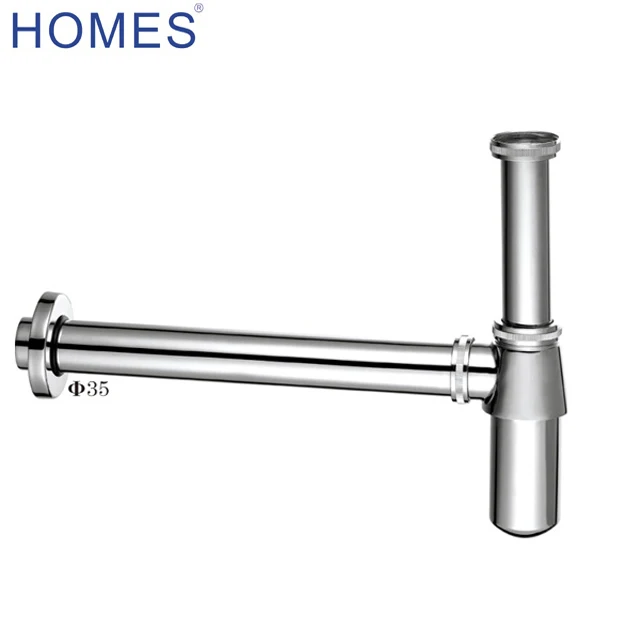 Латунная ловушка для бутылок с раковиной для ванной CP