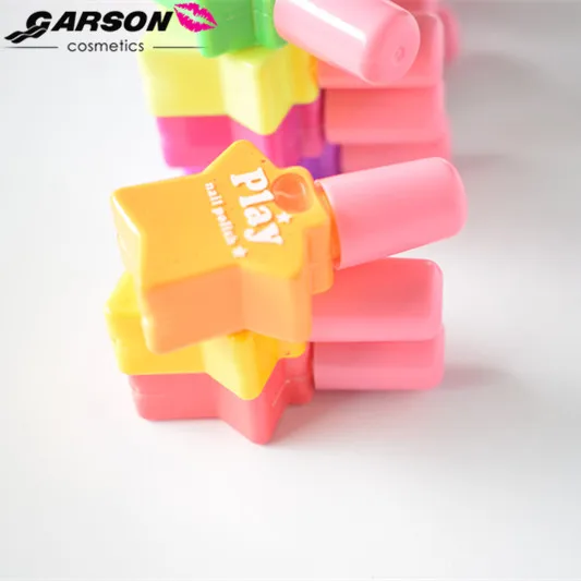 
Best selling kids nail polish non toxic waterbased peel off stars nail polish sets for children 18 bottles 