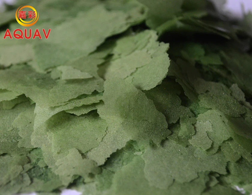 
Natual Green Spirulina Flakes/Aquarium fish food 