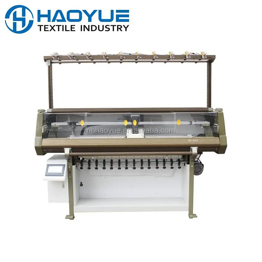 T-shirt collar, cuff knitting machine