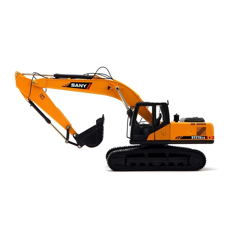 High quality 1/35 scale model diecast excavator truck model