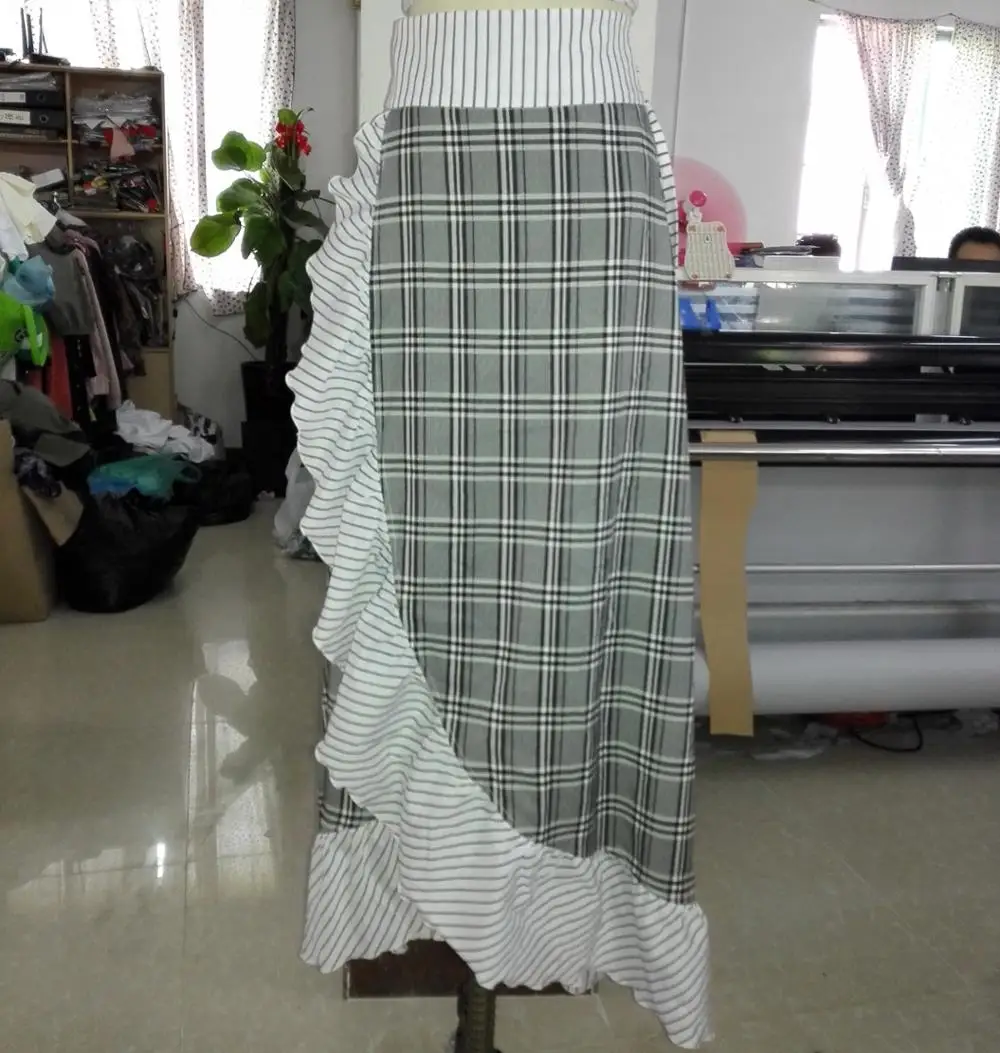 OEM Service Custom New Fashion Women bohemian maxi dance Skirt plus size dress skirts