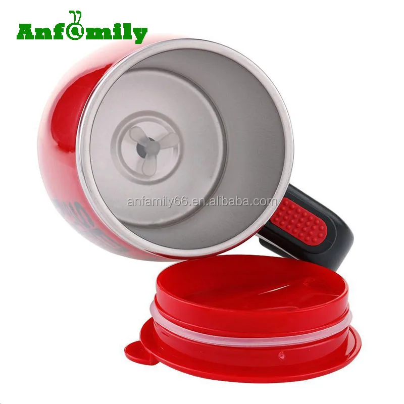 Automatic Plain Mixing Stainless Steel coffee Tea cup Self Stirring Mug