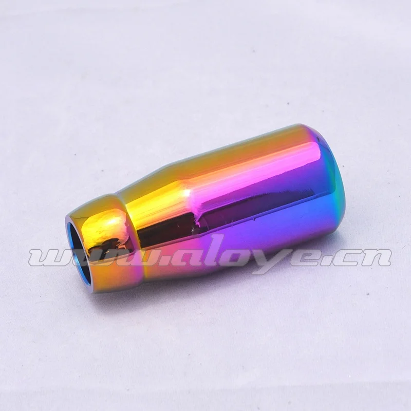5 speed Universal Car Aluminum Gear Shifter Shift Knob for Manual Neo Chrome