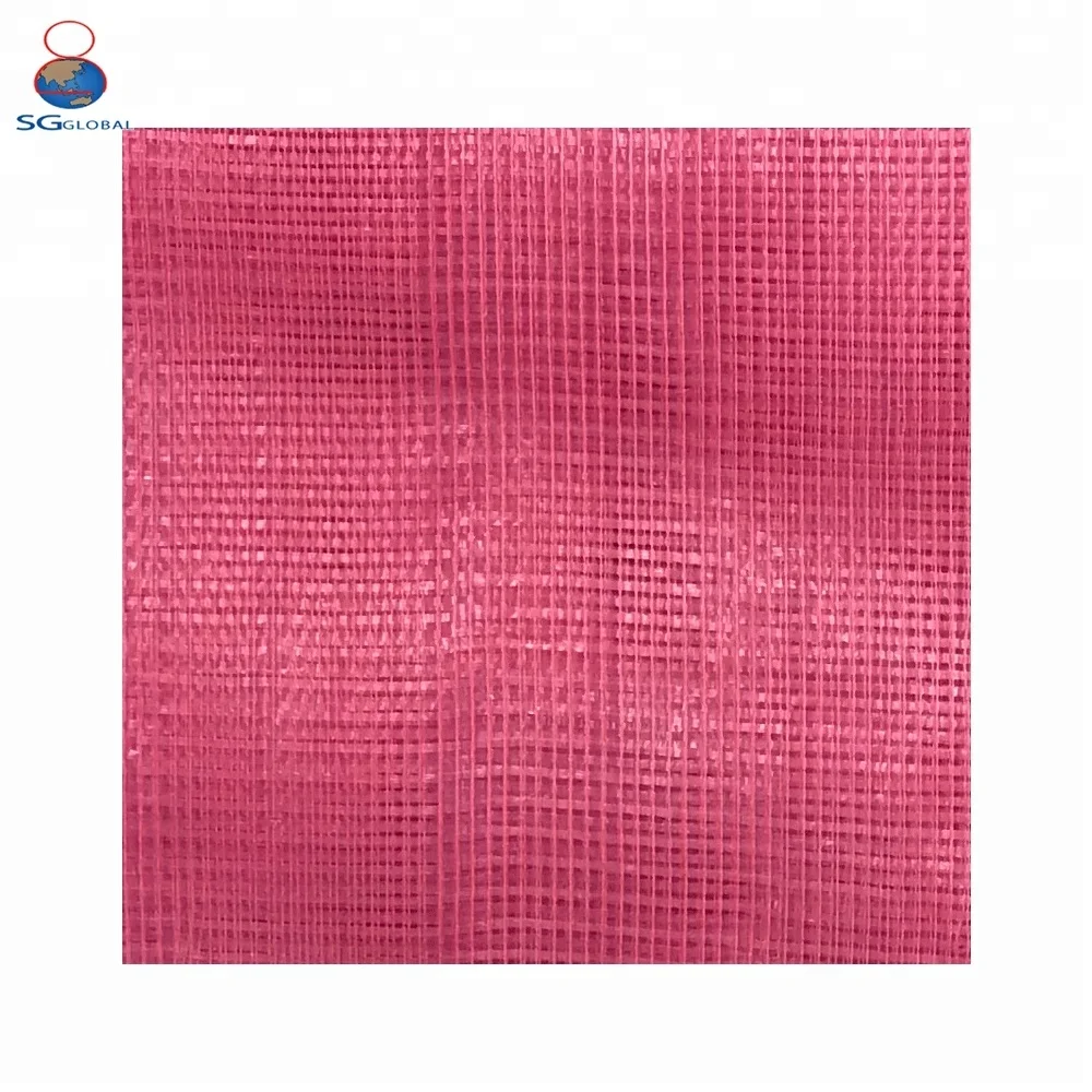 monofilament mesh sack fruit net bag for onion drawstring packaging 10kg 20kg 25kg 50kg Fruit PP leno tubular mesh net lemon bag