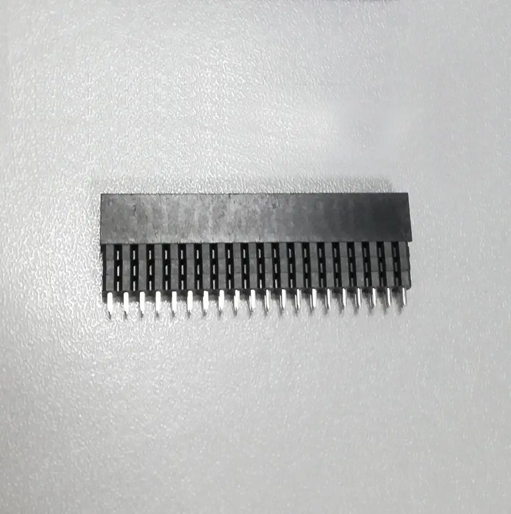 
2x20 pin DIP stacked 2.54mm female header connector series for Raspberry PI pcb edge header 