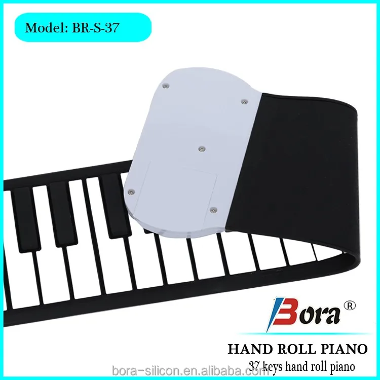 2021 new trending products innovative promotion toy 37 keys hand roll piano portable keyboard