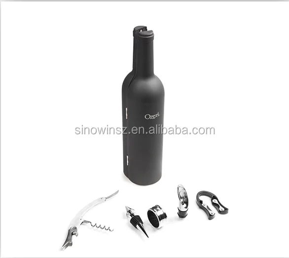 Novelty Bottle Shaped Wine Gift Sets Wine Accessory