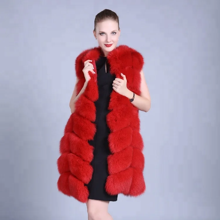 Купить оптом из Китая Red Fox меховой жилет