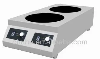 
Double 2 burner industrial electric desktop stove with table top design 
