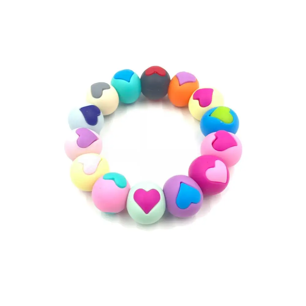 Wholesale DIY Food Grade Silicone Teething Chewing Beads Bulk silicone teething beads For Jewelry