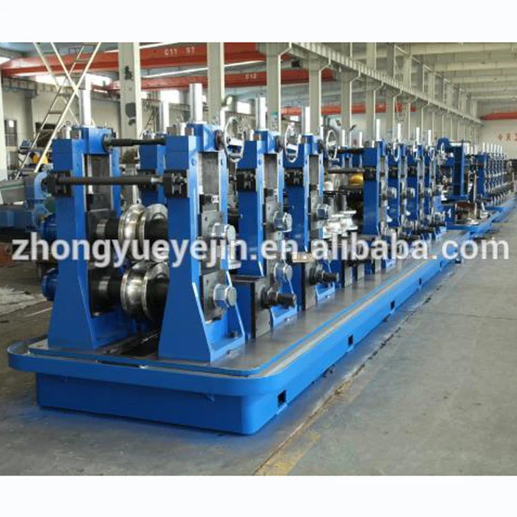 High precision blue erw pipe milling machine/pipe mill production line