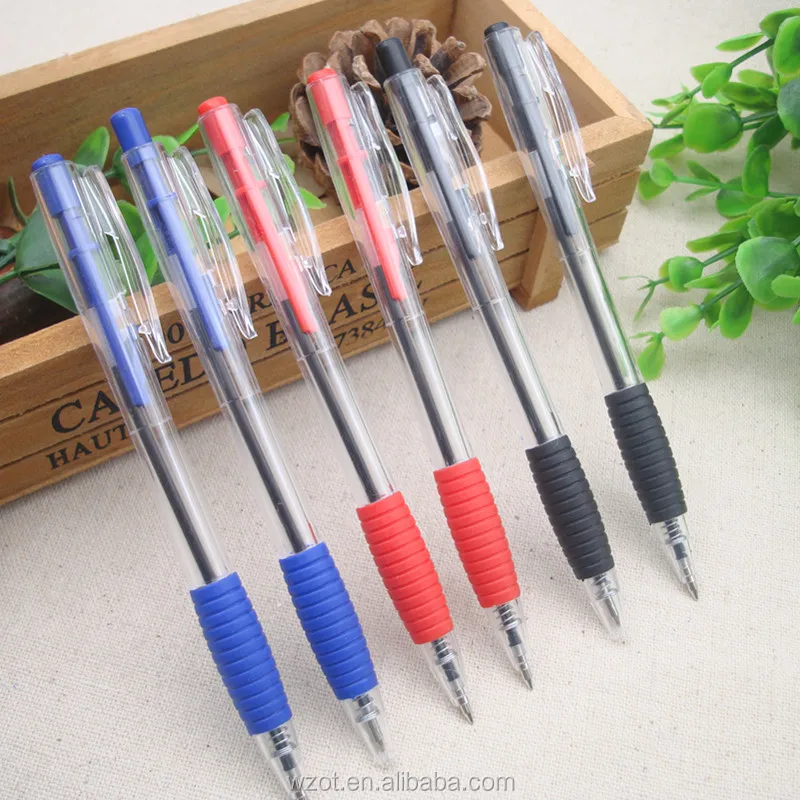 
OUTAE Plastic Click Pen Smooth Fast Writing Ball Pen Promotional GiftPen Logo Pen OT-306 