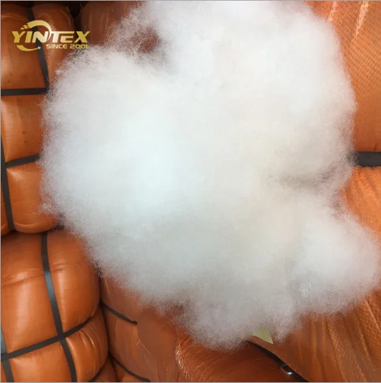 China High quality 0.9D ~ 15D Hollow Fibre Filling