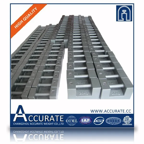 M1 class 20kg test weight, cast iron casting weights, crane counterweight