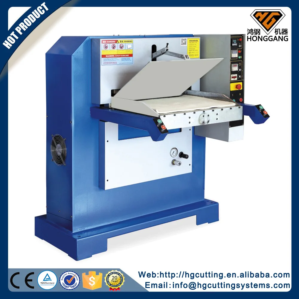 Hydraulic PU shoes face leather embossing